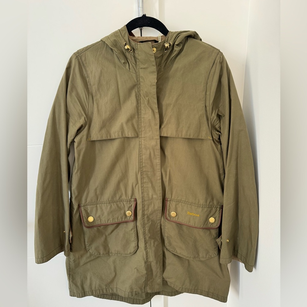 Barbour Cotton Coat - Size 6